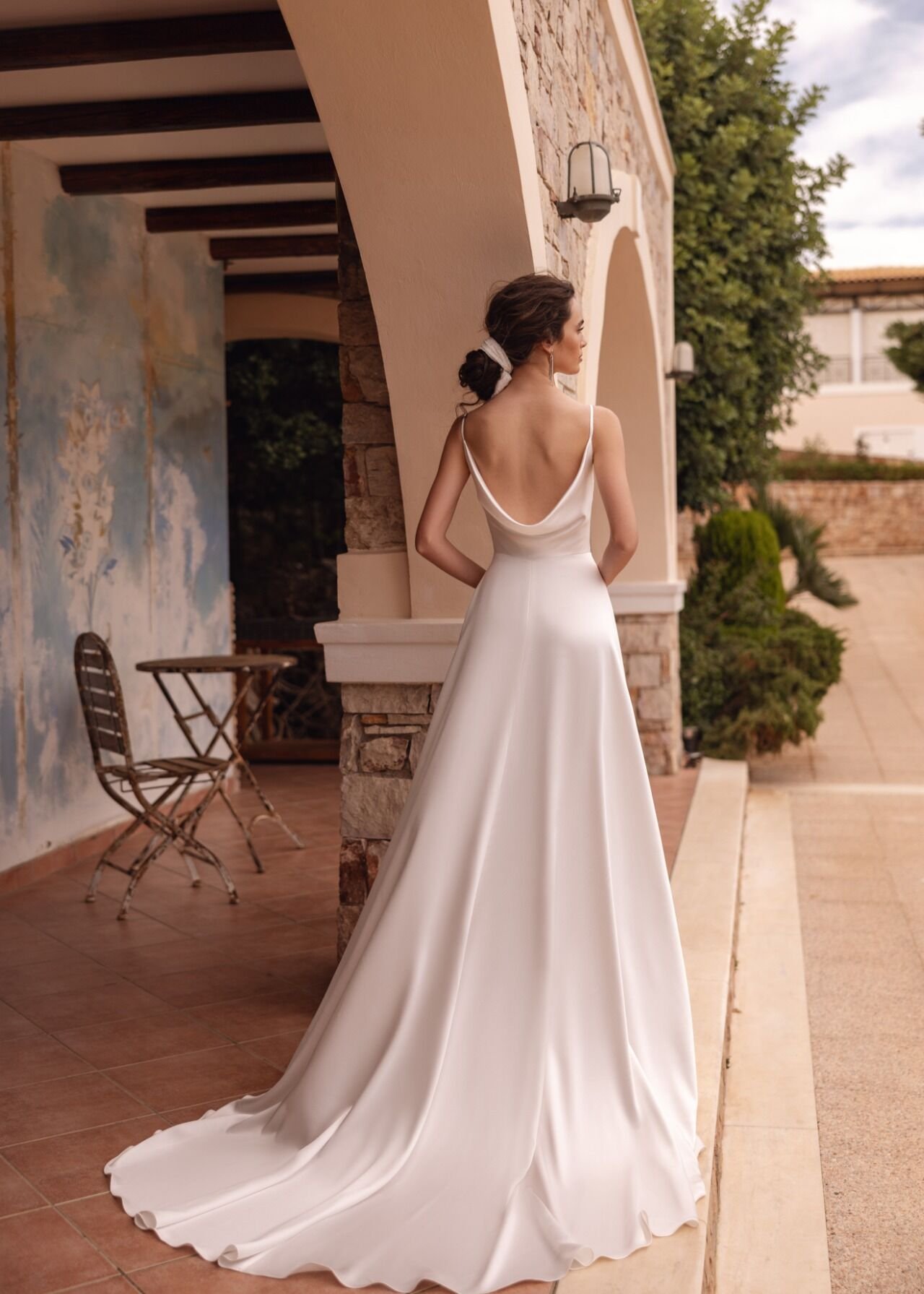 Vestido noiva a-line Oreasposa(L1189)