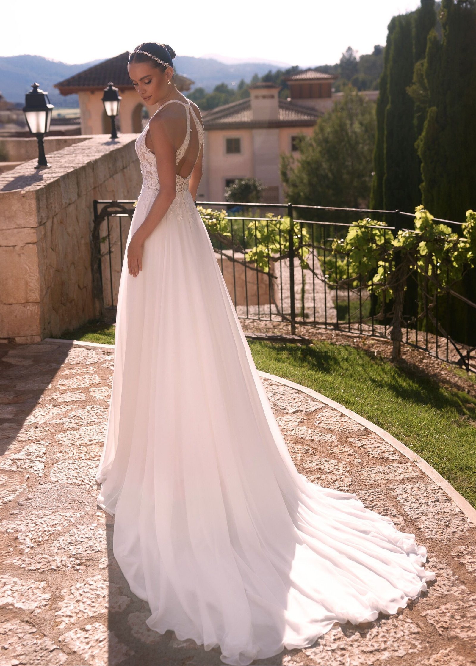 Vestido noiva a-line (Verdi)