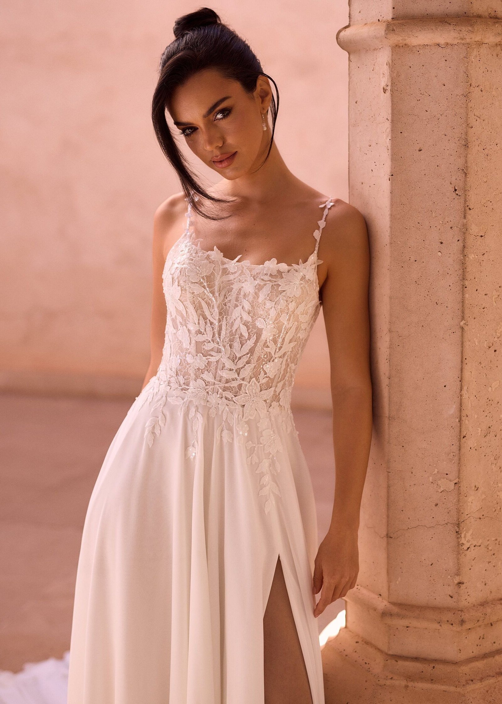 Vestido noiva a-line (Alida)