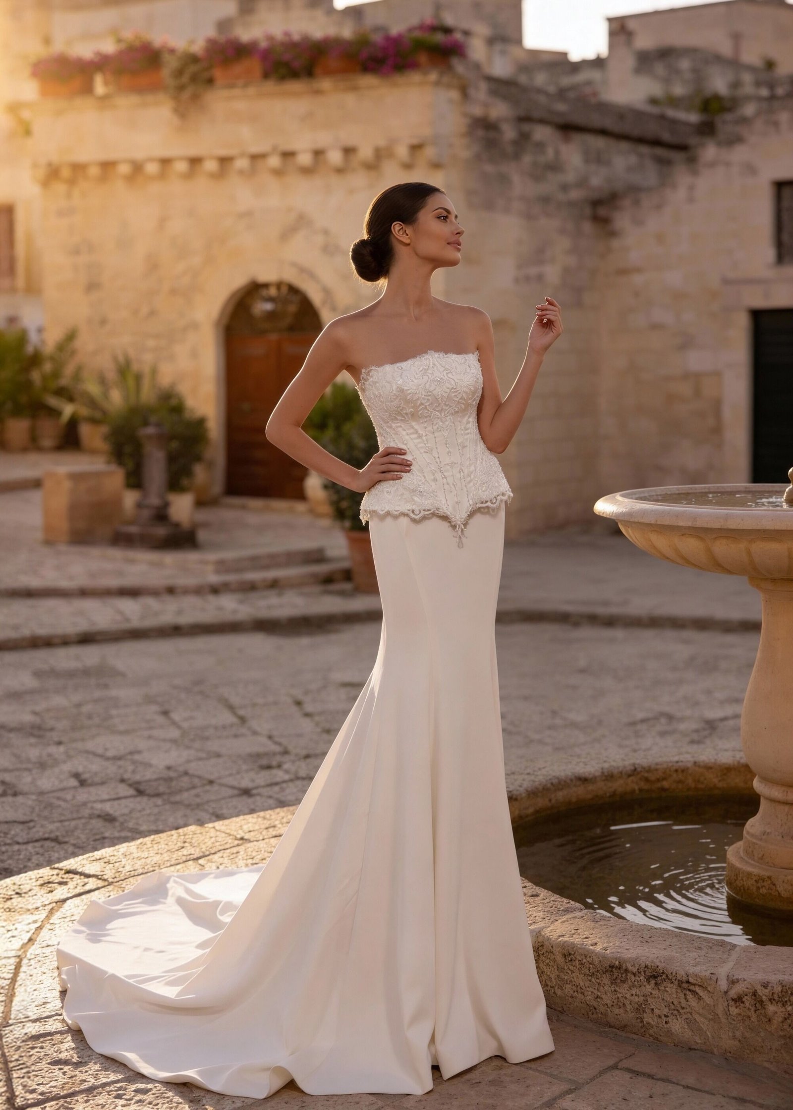 Vestido noiva sereia Monica lorreti (8418)
