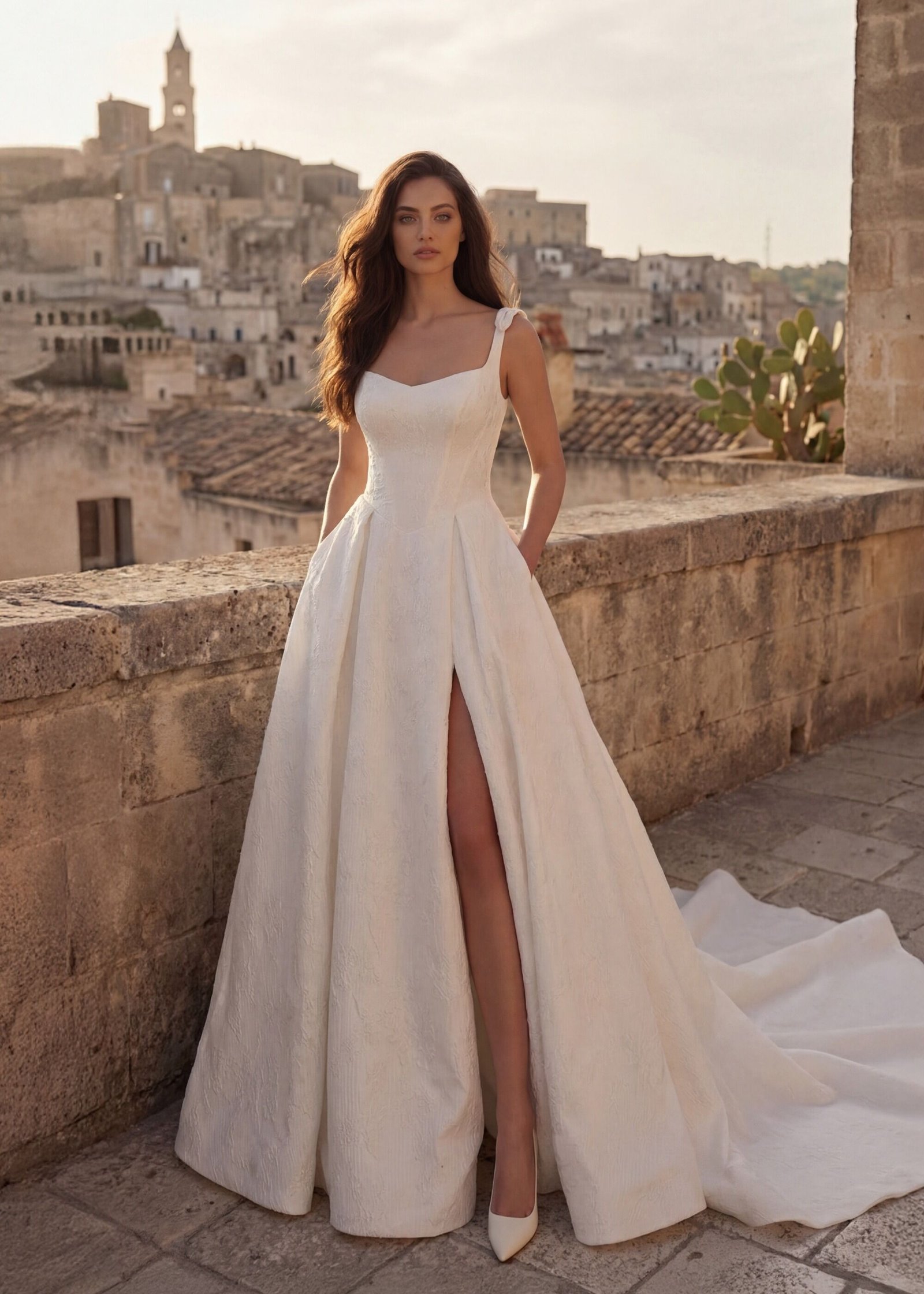 Vestido noiva princesa Monica lorreti (8400)