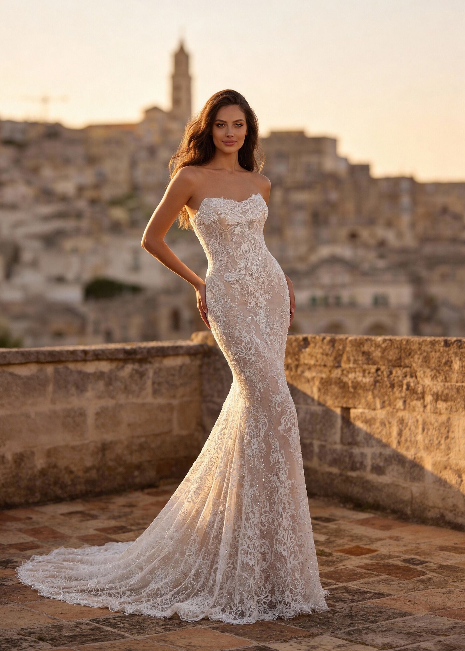 Vestido noiva sereia Monica lorreti (8397)