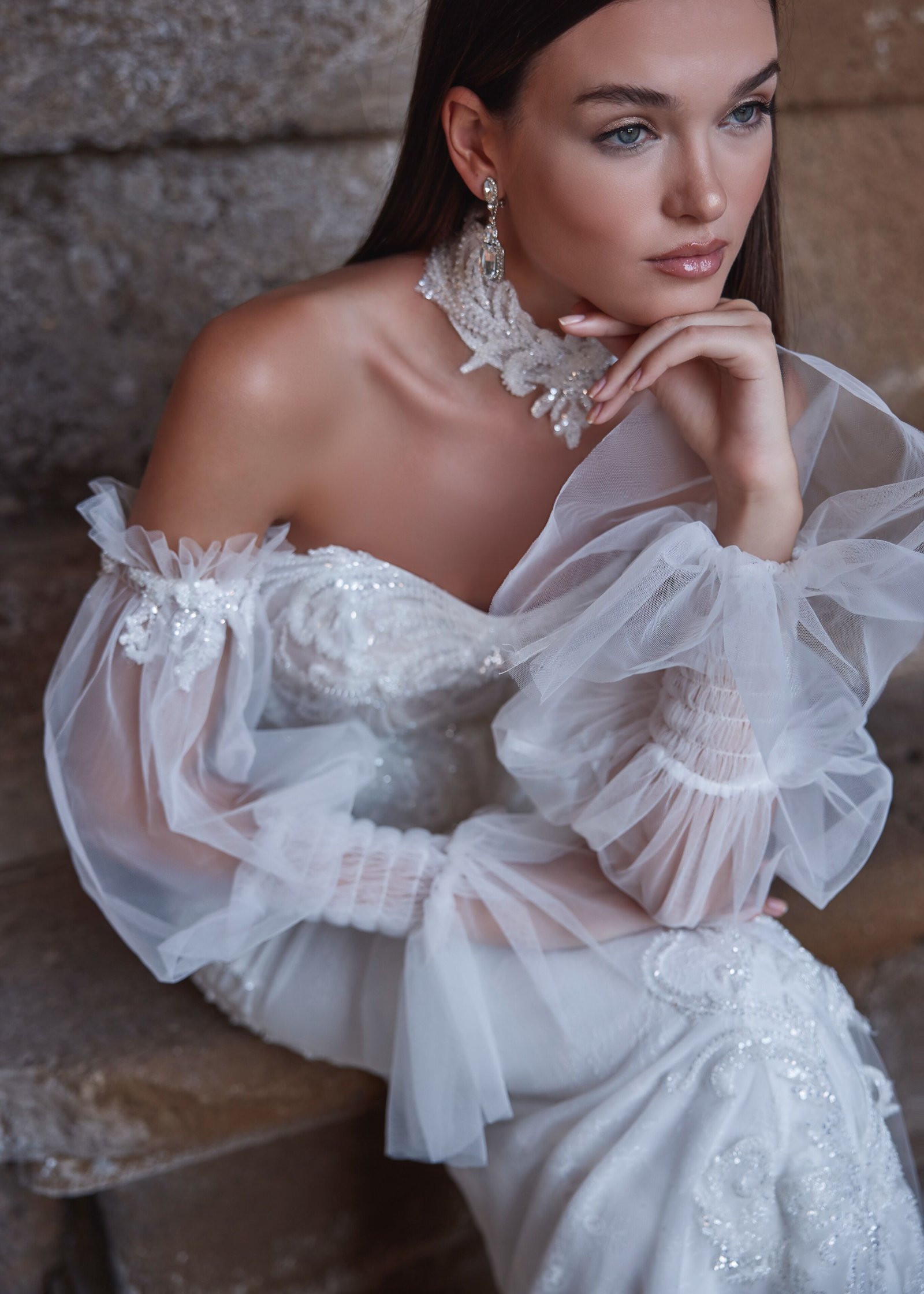 Vestido noiva sereia Veni (63207)