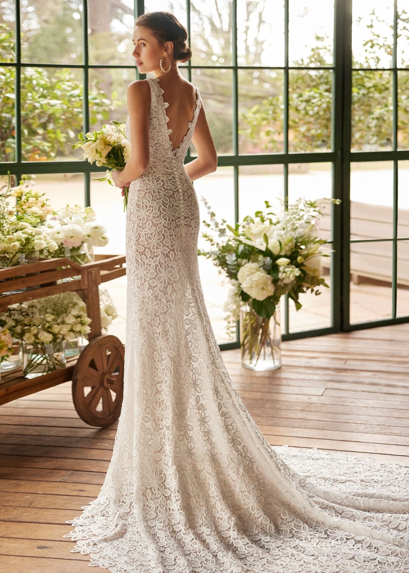 Vestido noiva sereia boho Aire Barcelona (Nisha) 