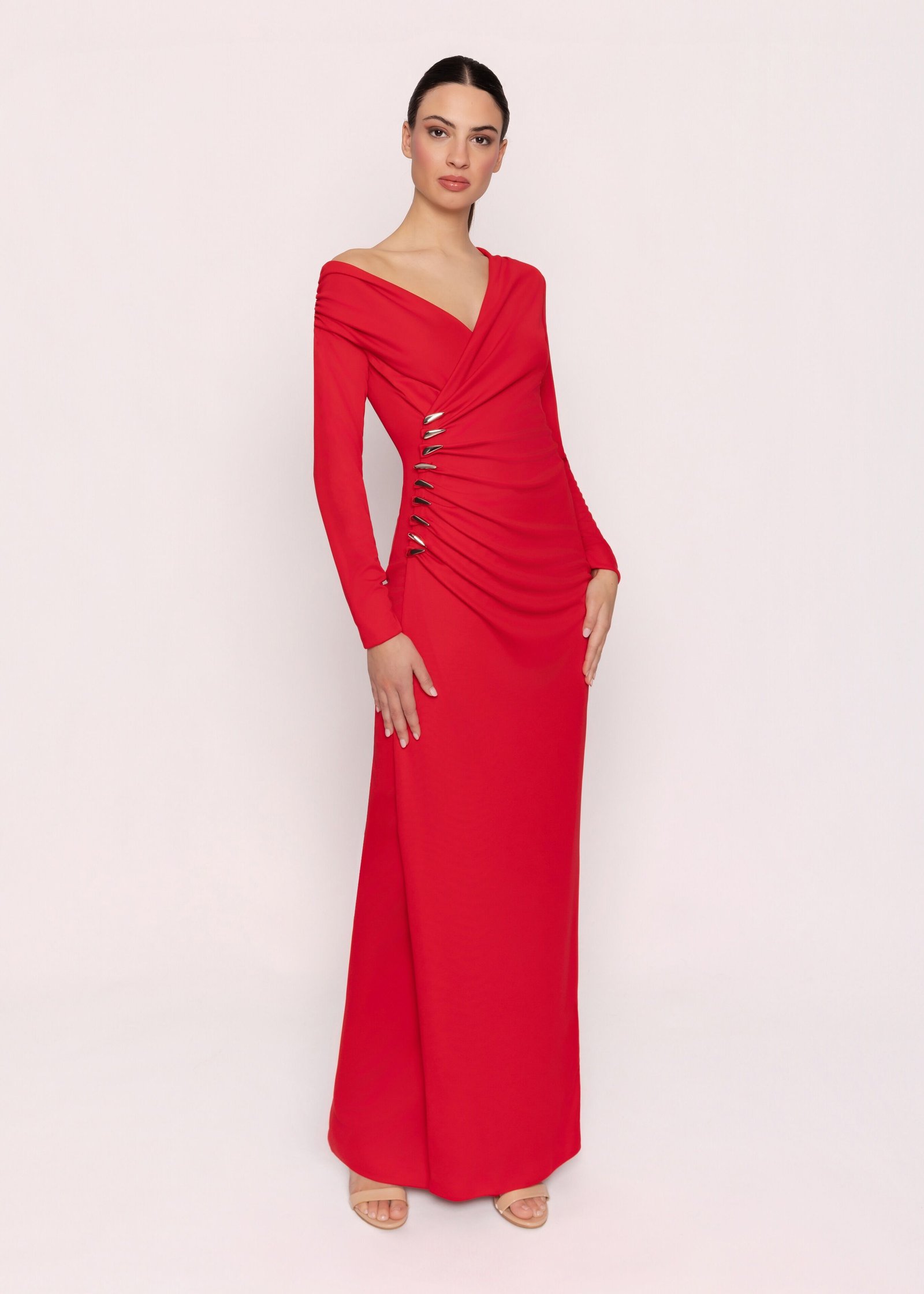 Vestido longo Carla ruiz (53002)