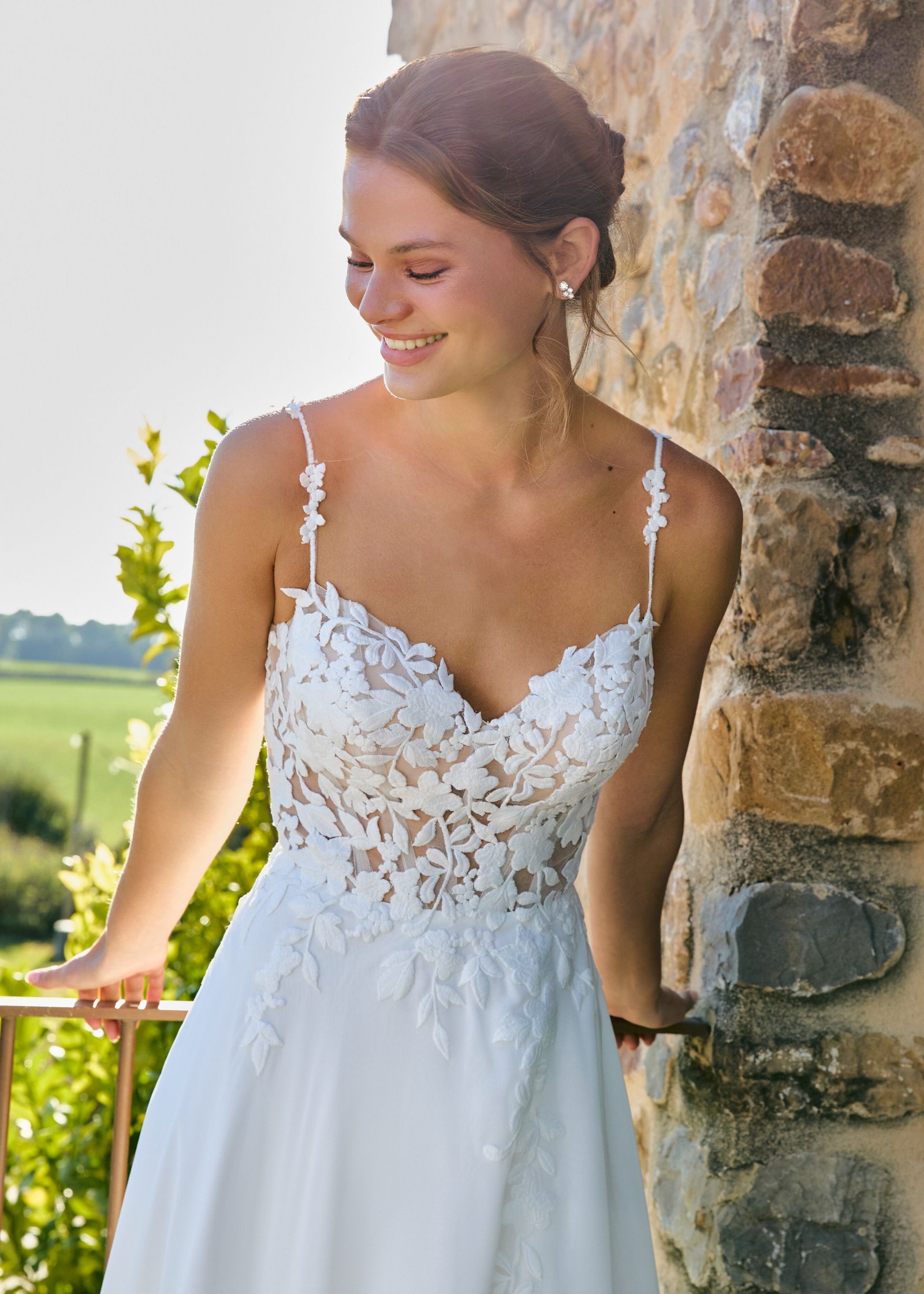 Vestido noiva a-line White one (Batial)