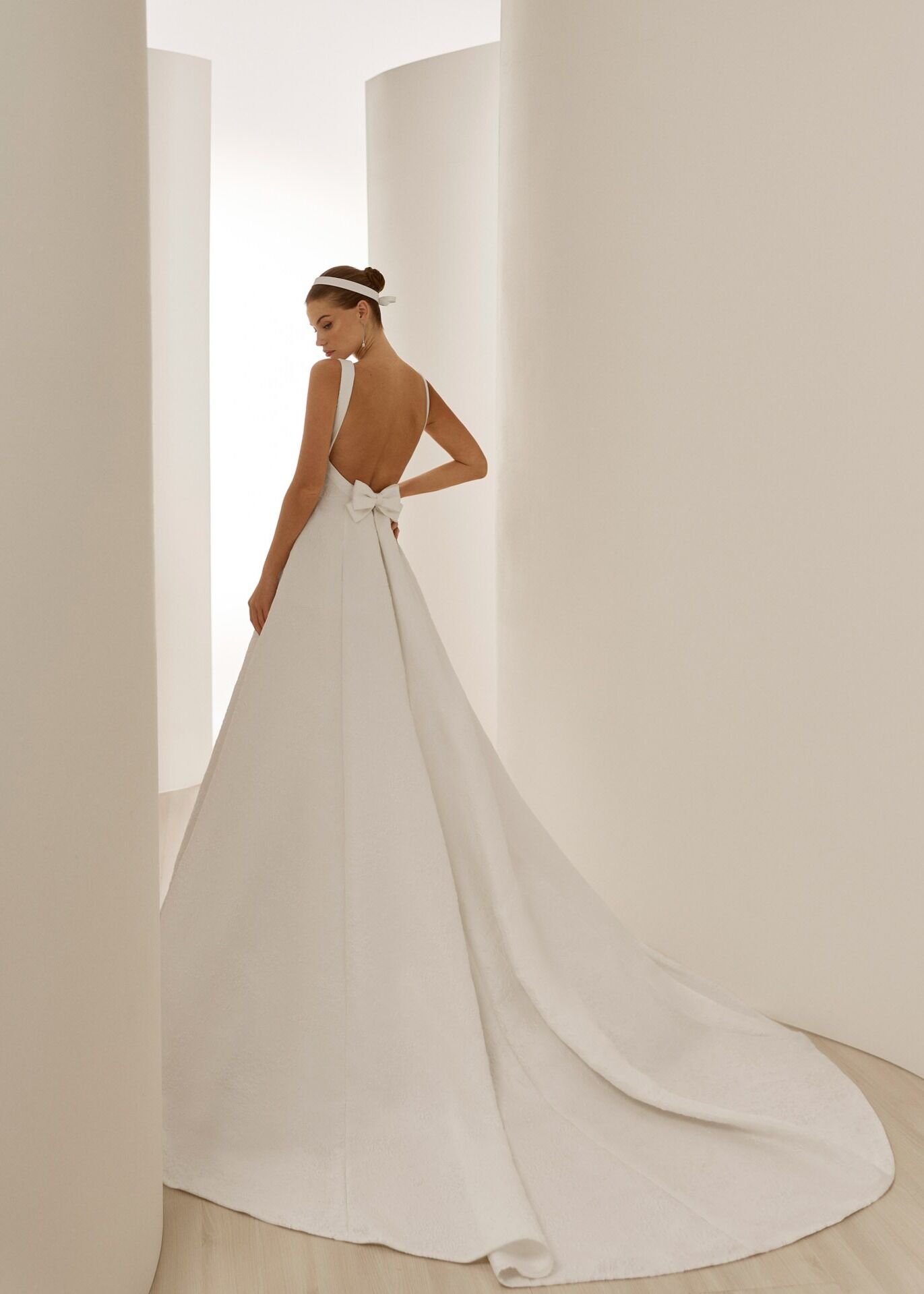 Vestido noiva a-line Aire Barcelona (damaris)