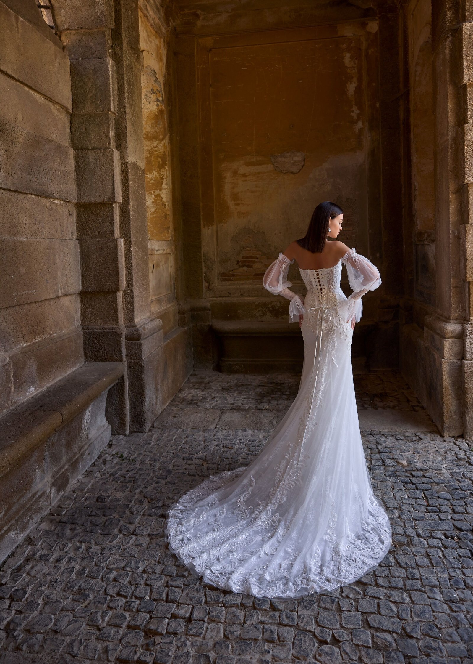 Vestido noiva sereia Veni (63207)