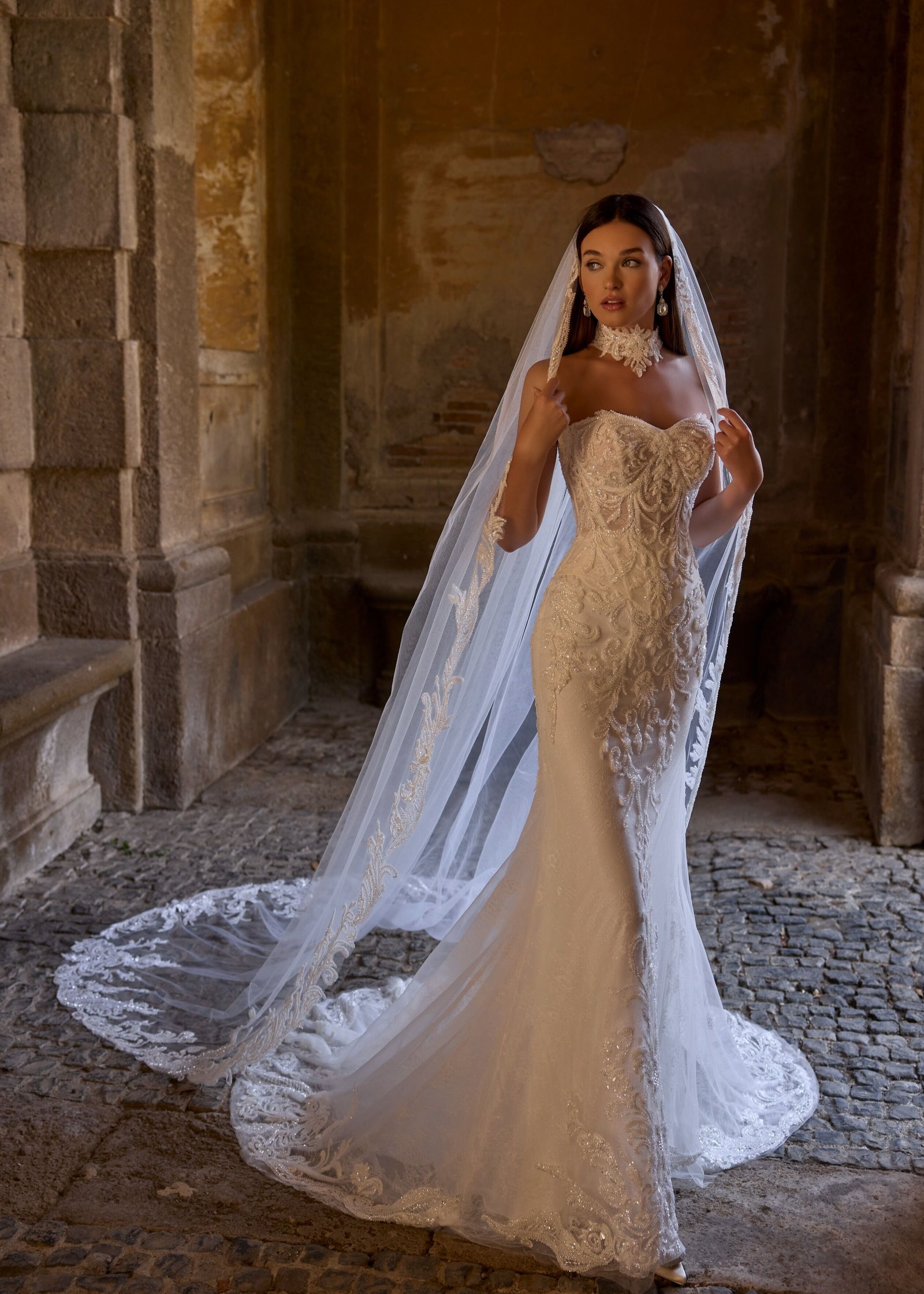 Vestido noiva sereia Veni (63207)