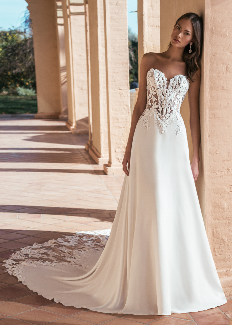 Vestido noiva a-line Enzoani (ursina)