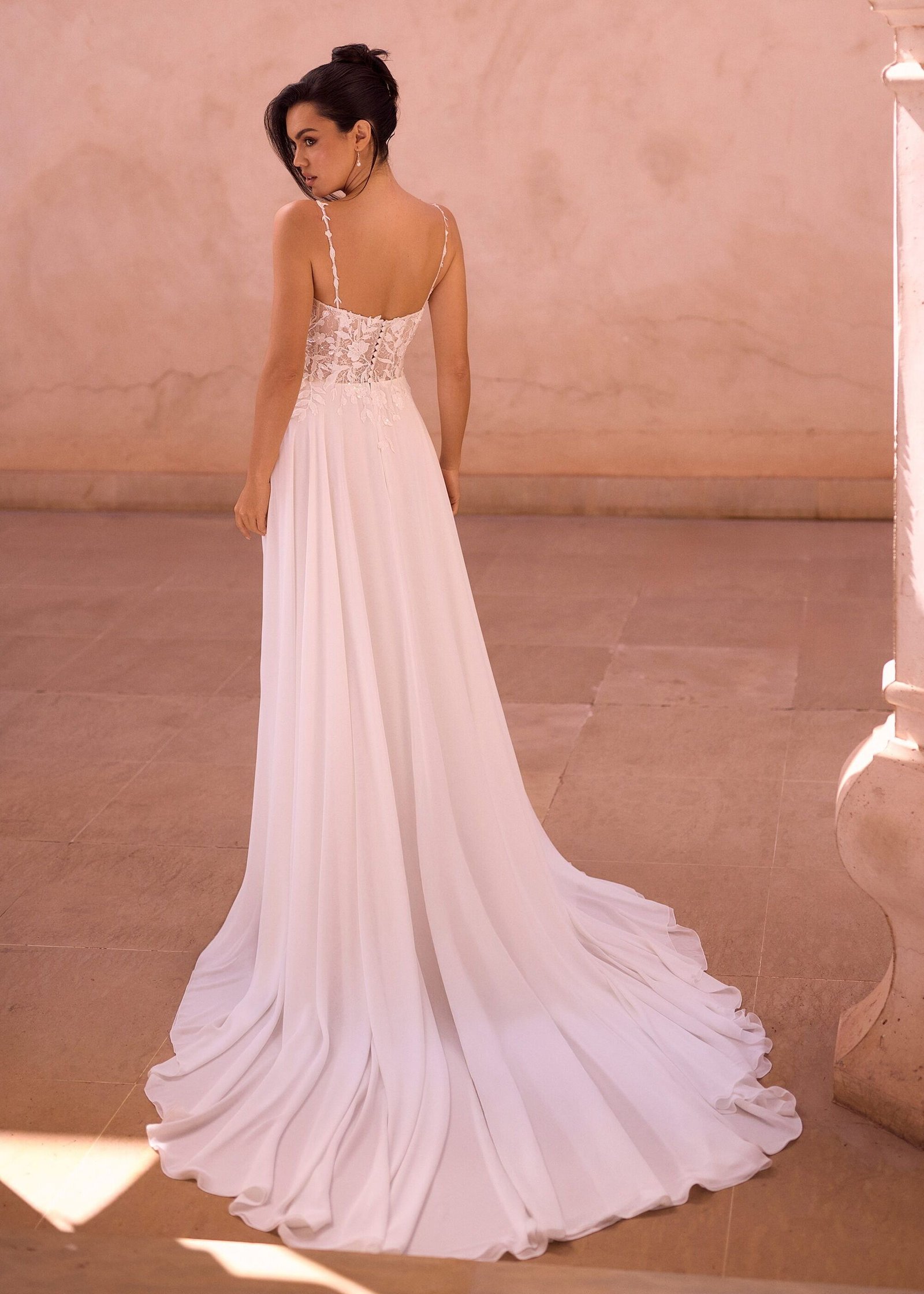 Vestido noiva a-line (Alida)