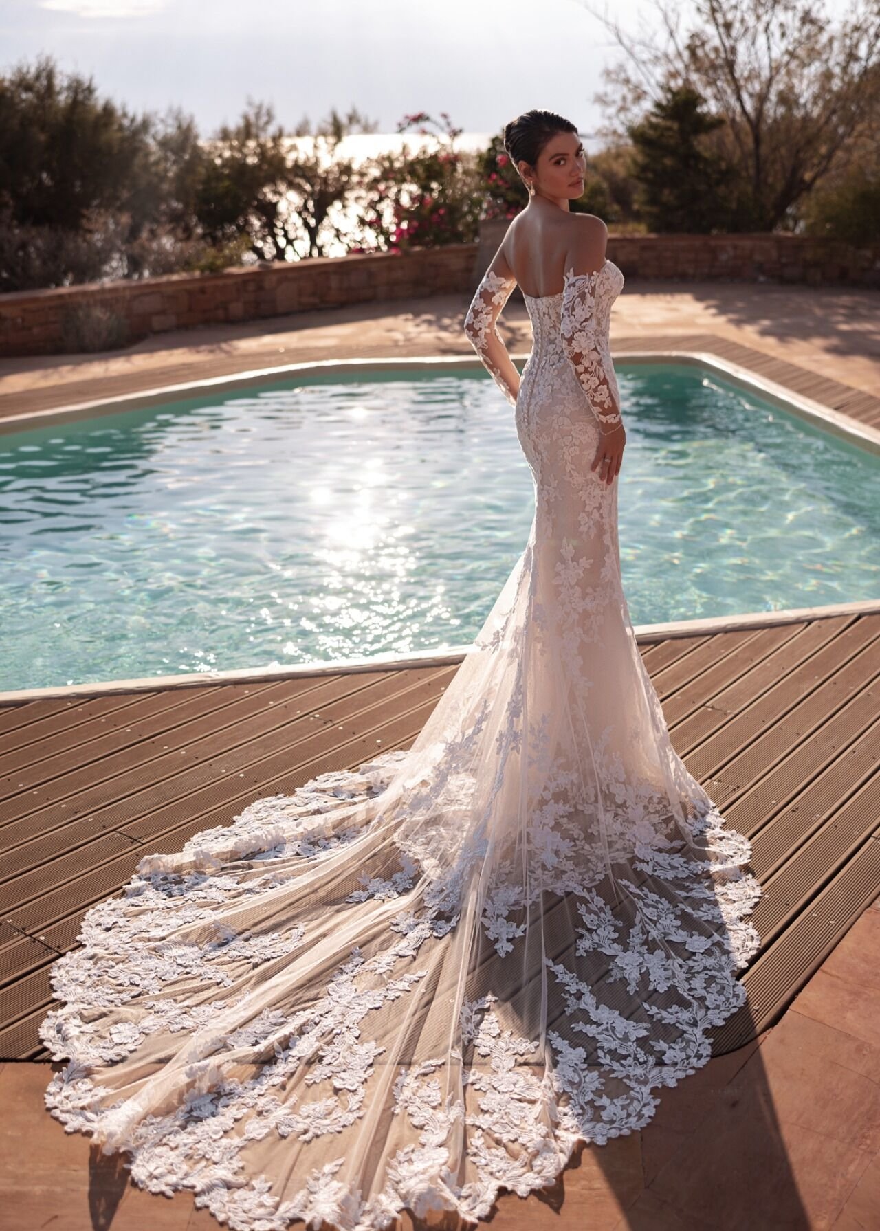 Vestido noiva sereia Cosmobella (200194)