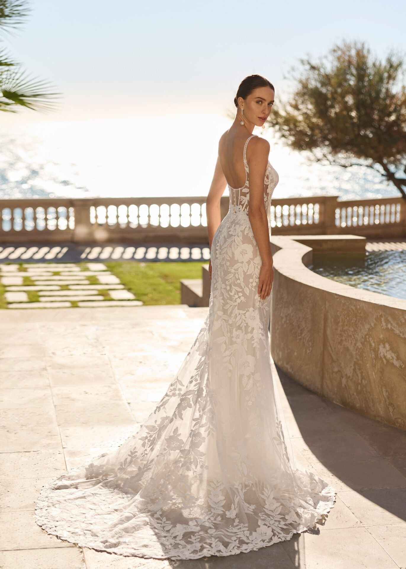 Vestido noiva sereia luna novias (fibula)