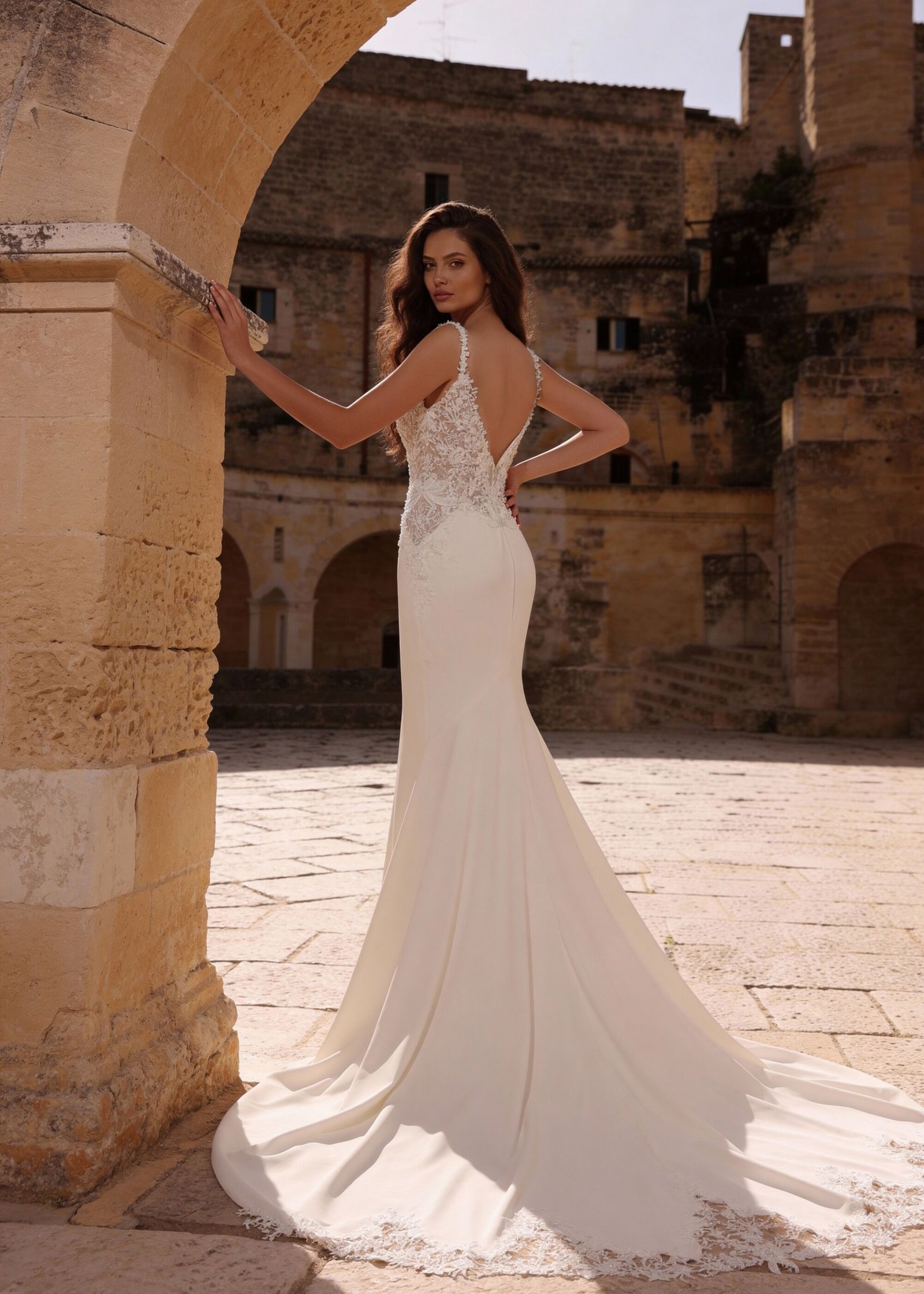 Vestido noiva sereia Monica Lorreti (8421)