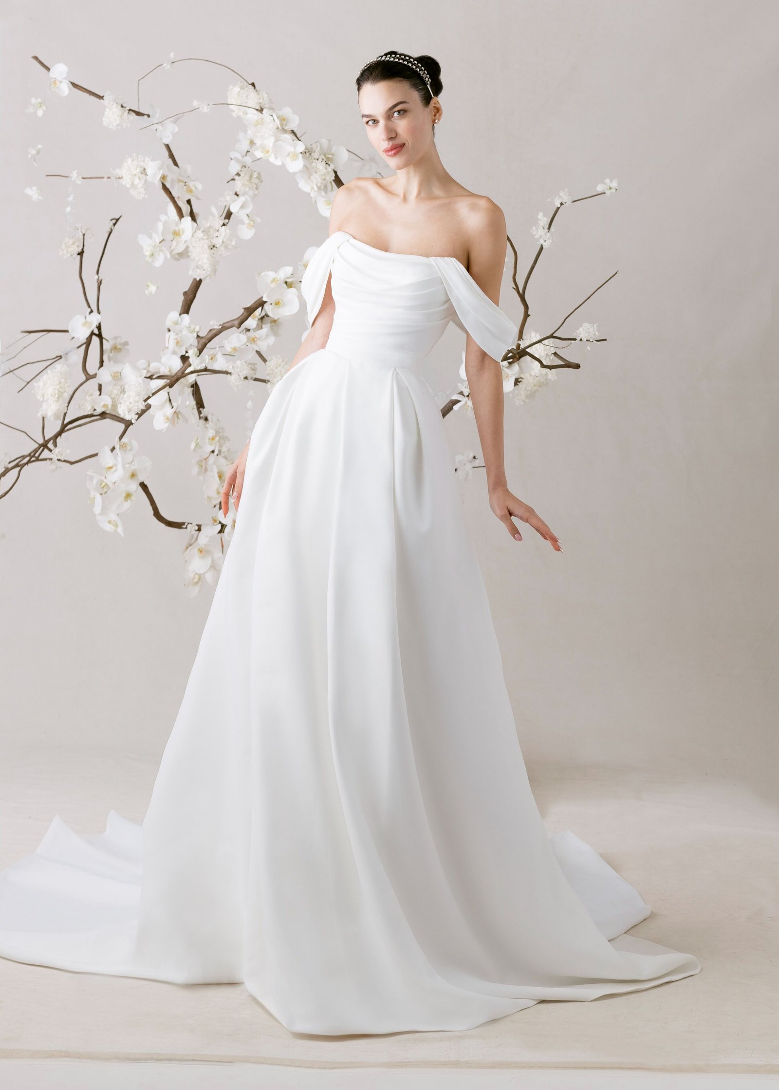 Vestido noiva a-line (1050014)