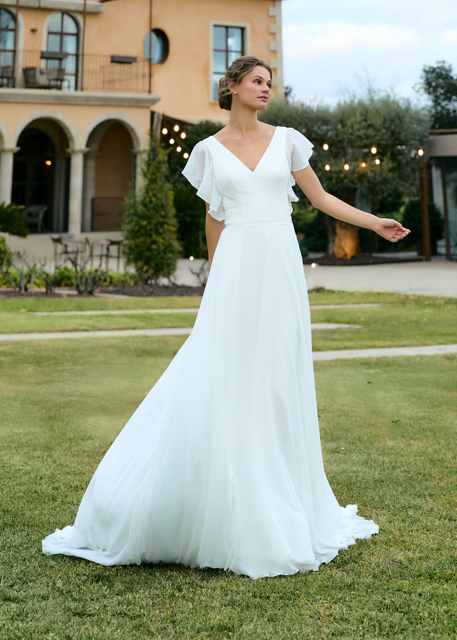 Vestido noiva a-line White one (halymenia)