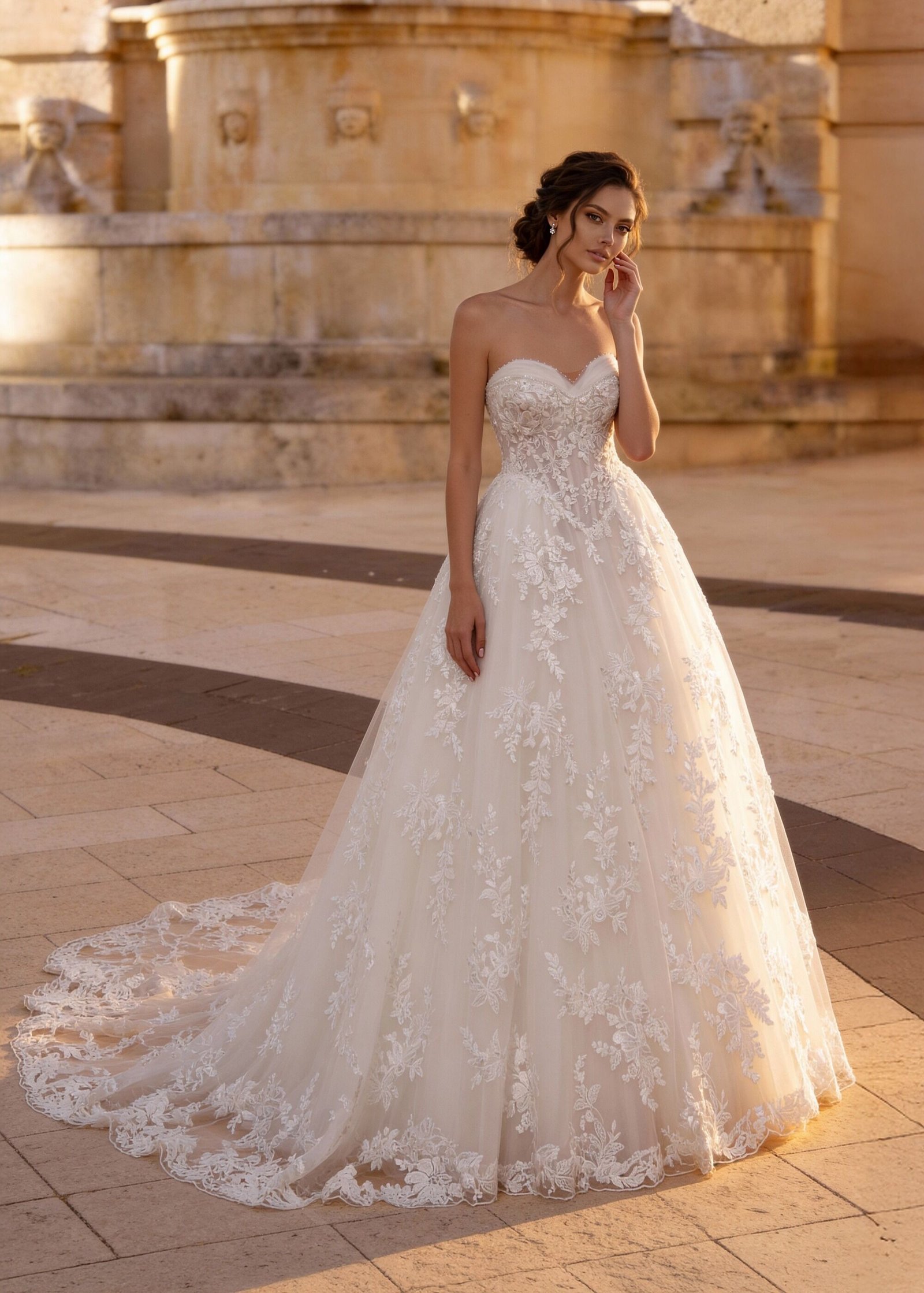 Vestido noiva princesa Monica lorreti (8403)