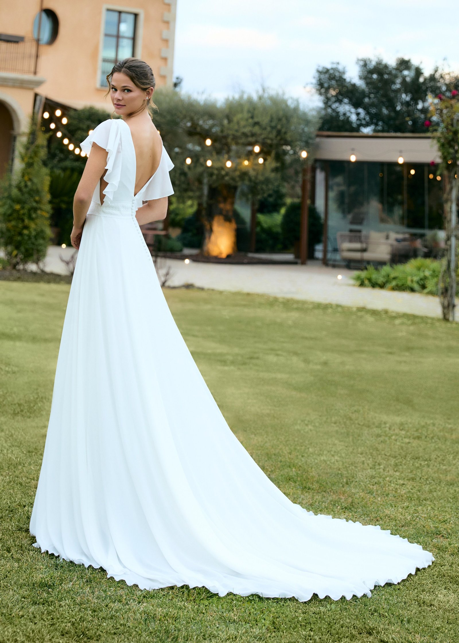 Vestido noiva a-line White one (halymenia)