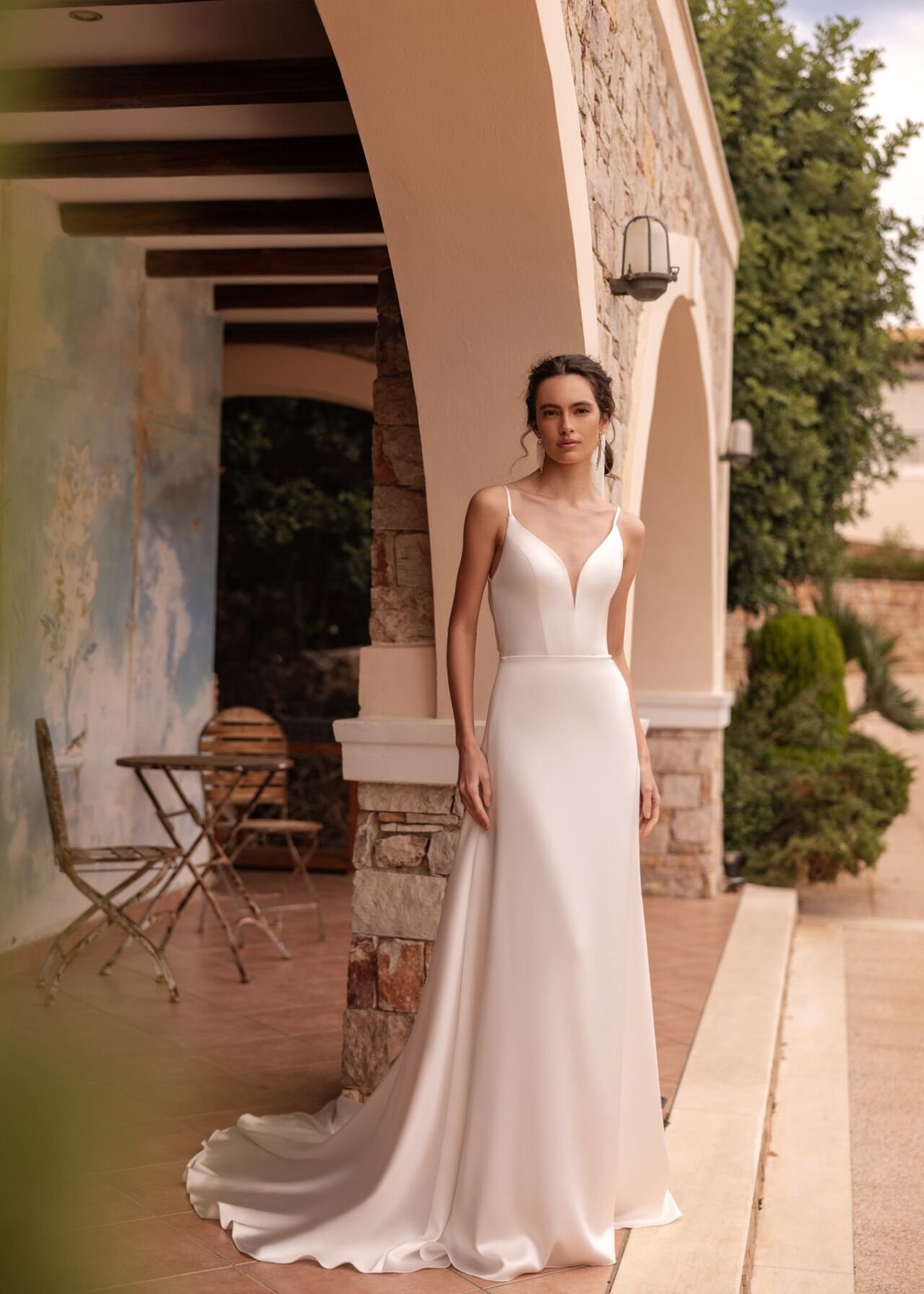 Vestido noiva a-line Oreasposa(L1189)