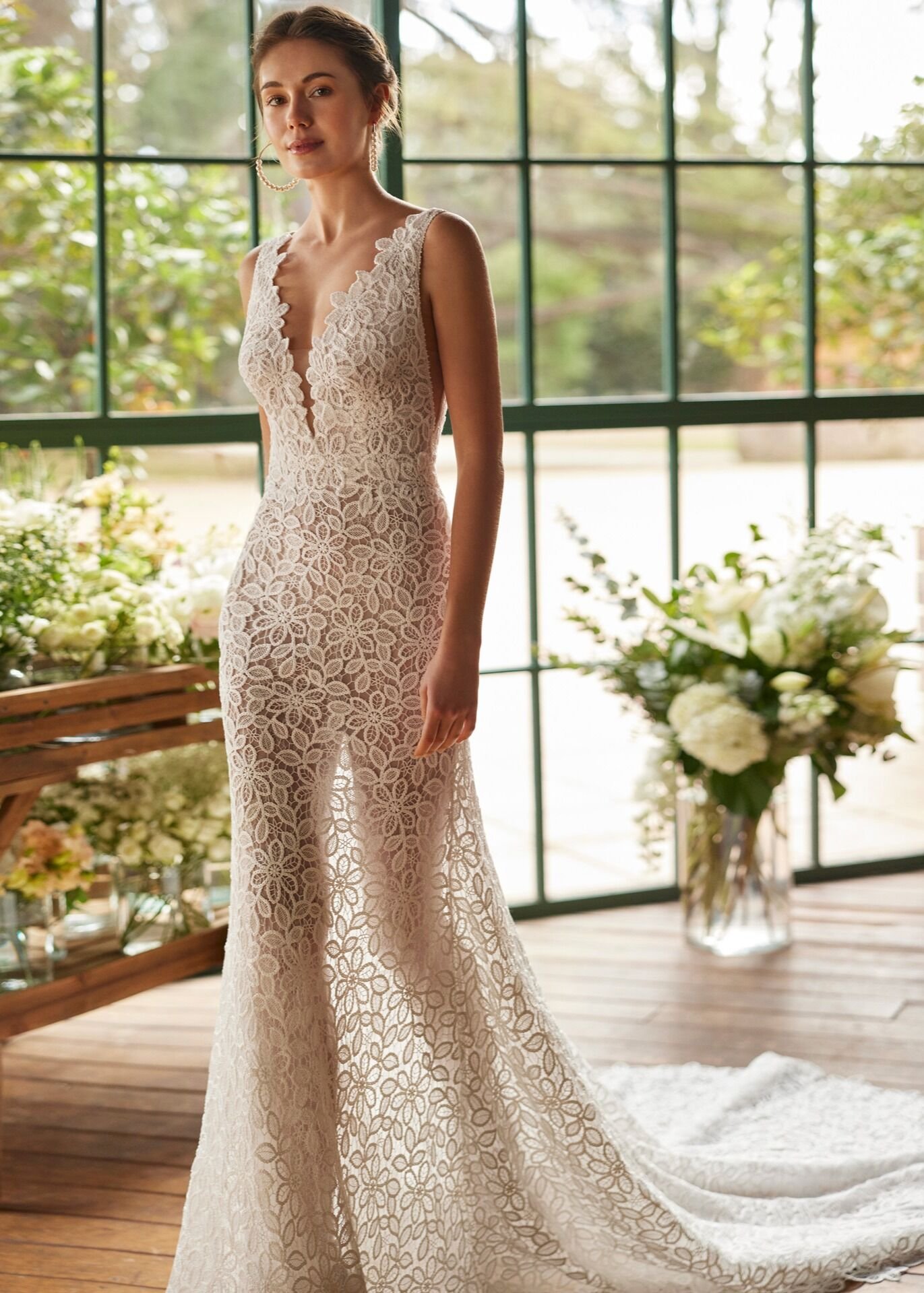 Vestido noiva sereia boho Aire Barcelona (Nisha) 