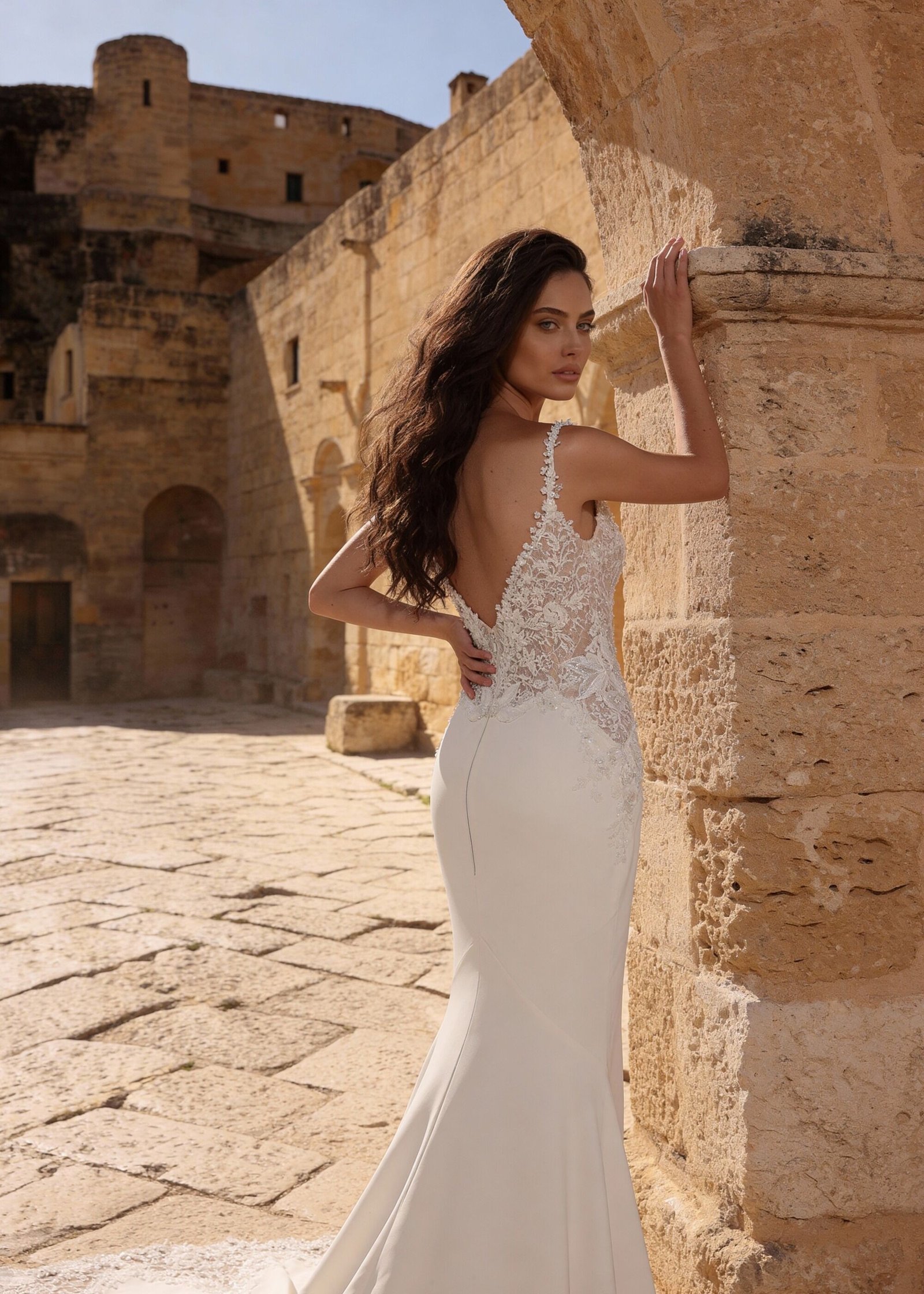 Vestido noiva sereia Monica Lorreti (8421)