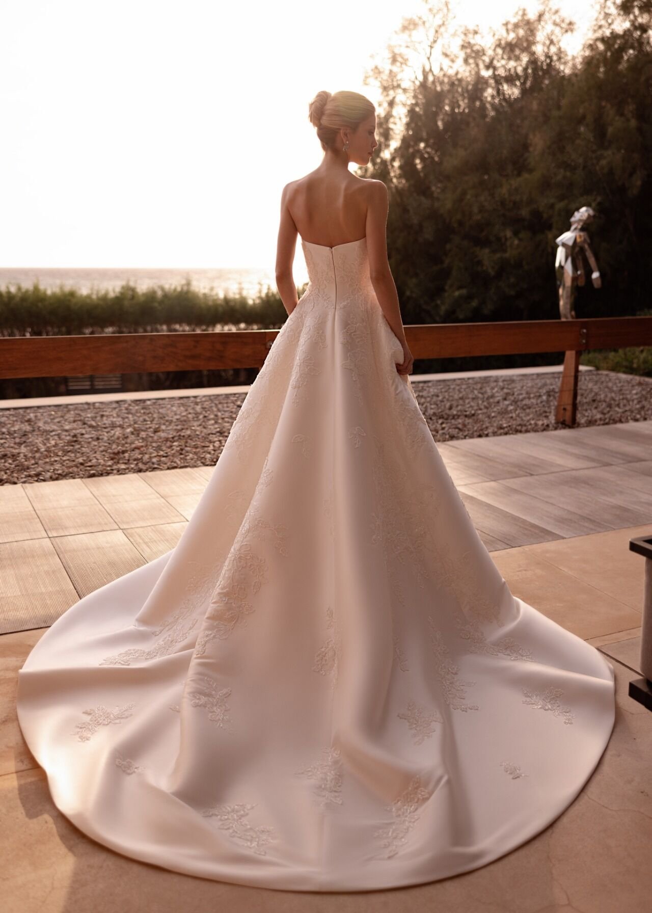 Vestido noiva a-line Demetrios  (1566)
