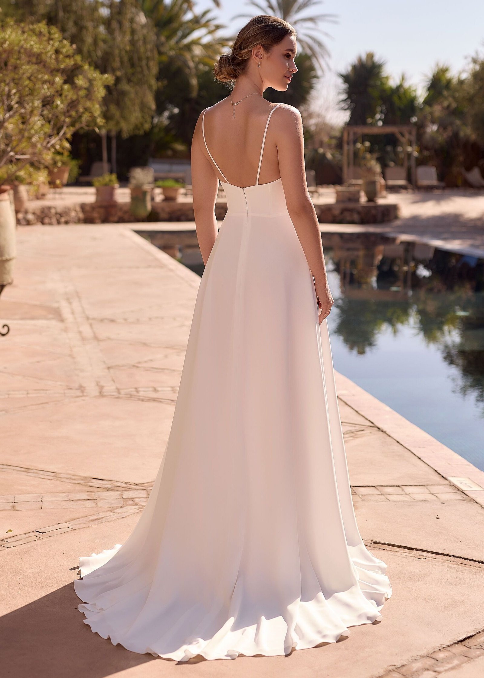 Vestido noiva a-line (Catalina)
