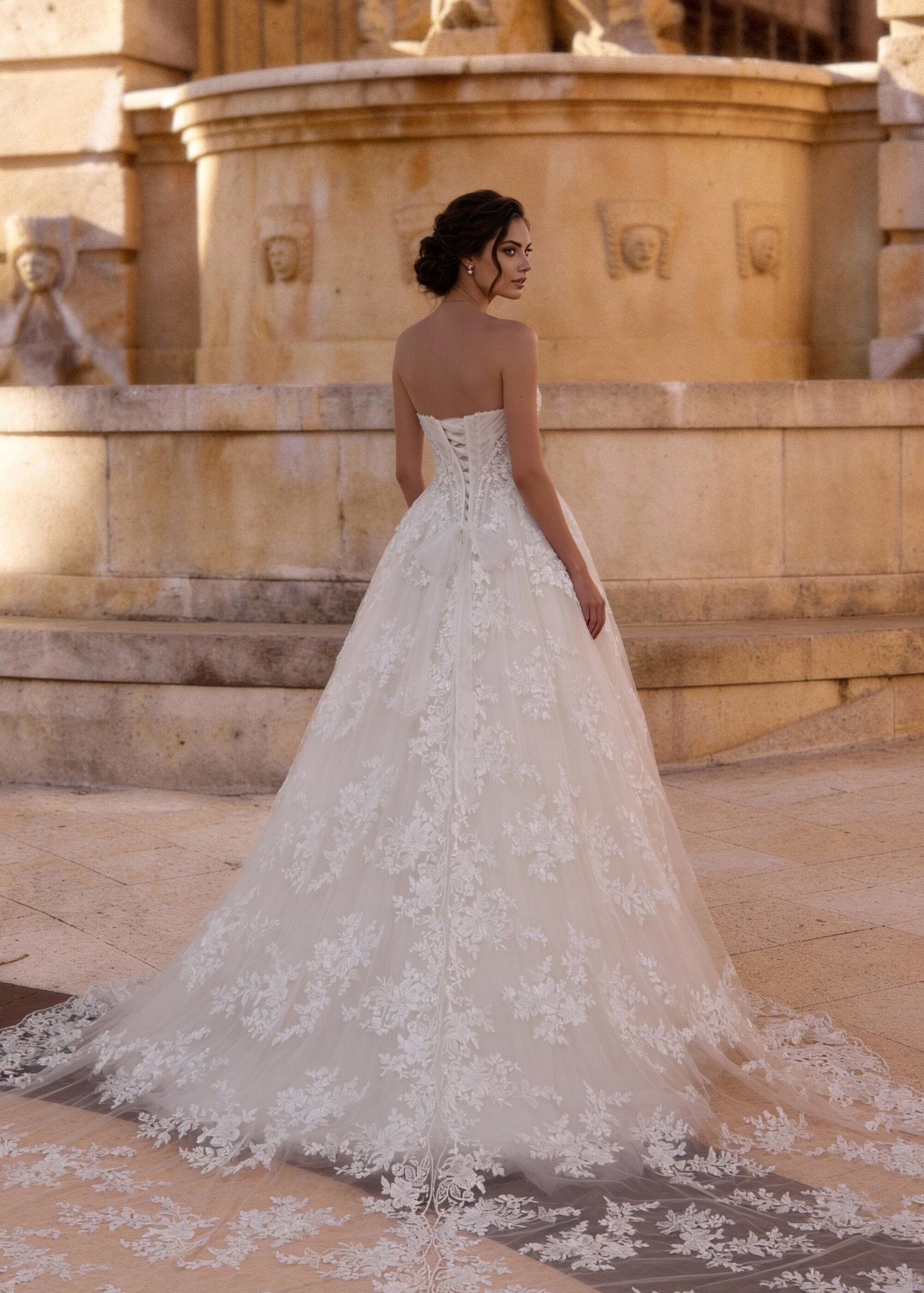 Vestido noiva princesa Monica lorreti (8403)