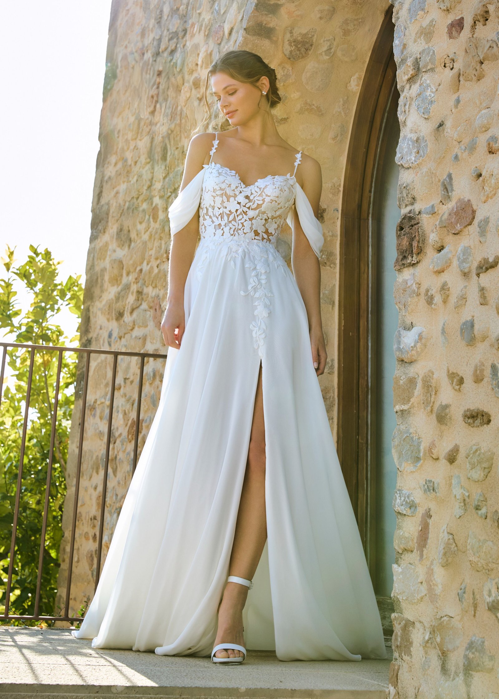 Vestido noiva a-line White one (Batial)