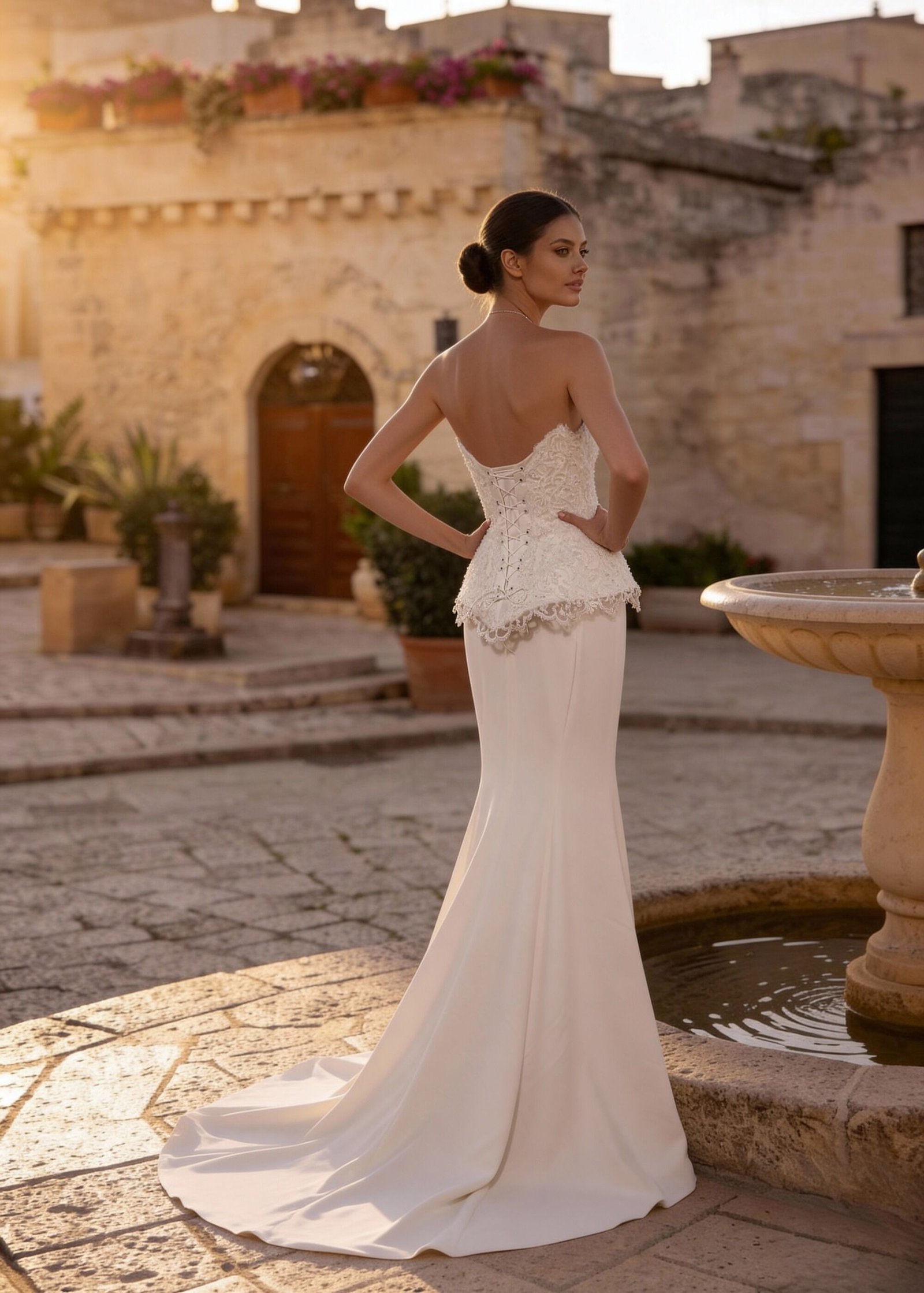 Vestido noiva sereia Monica lorreti (8418)
